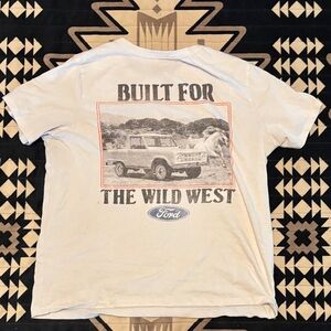 Ford Cream T-Shirt with Vintage Graphic